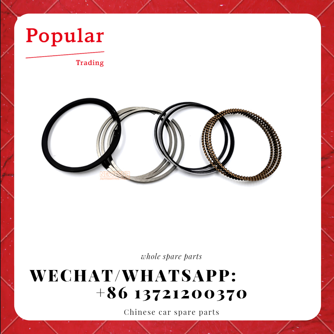 CHERY AUTO PARTS PISTON RING ASSY (ONE SET) 484J-1004030